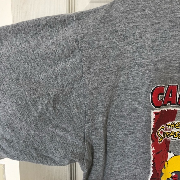 Vintage The Simpson ‘Canada, Eh’ Grey T-Shirt - Picture 2 of 7